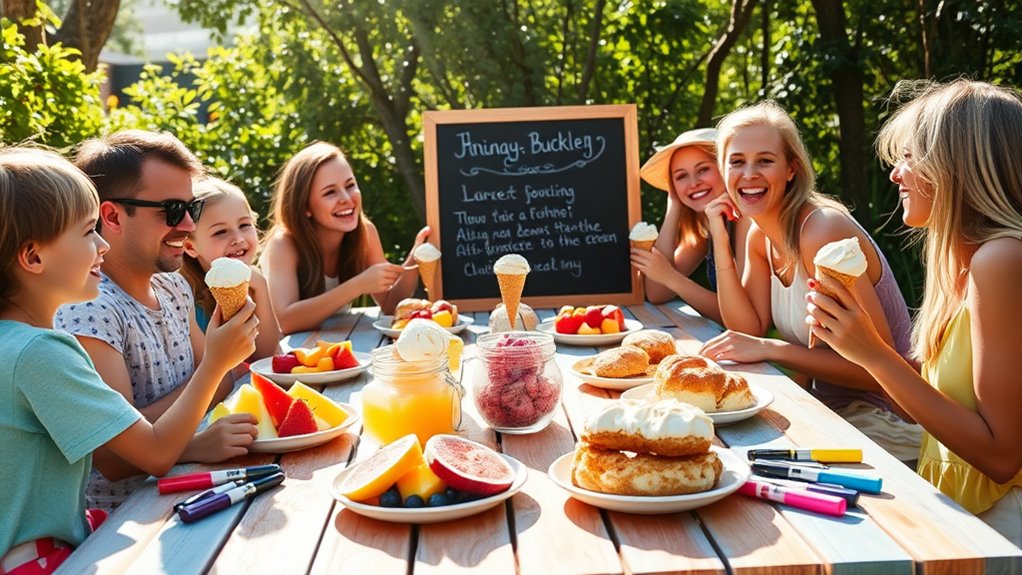 tasty dishes and desserts