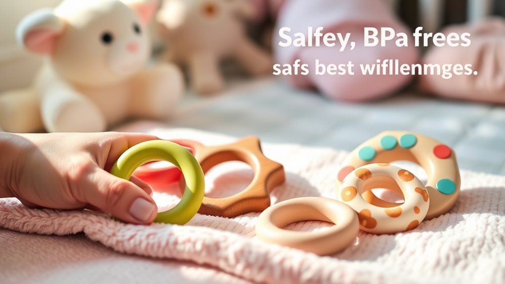 teething ring selection criteria