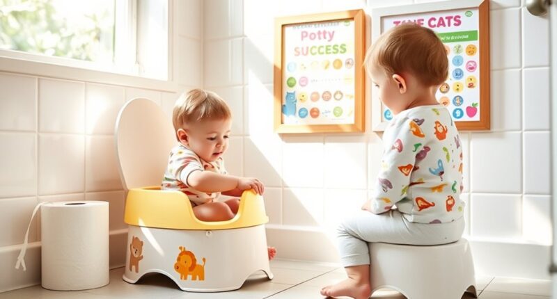 timing and techniques for potty training