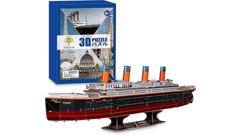 titanic 3d puzzle model