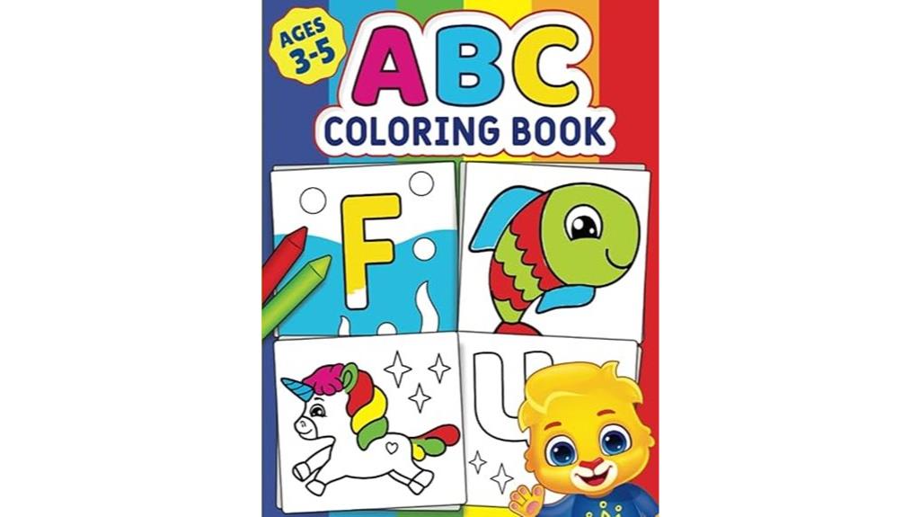 toddler abc coloring book