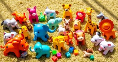 toddler animal figures selection