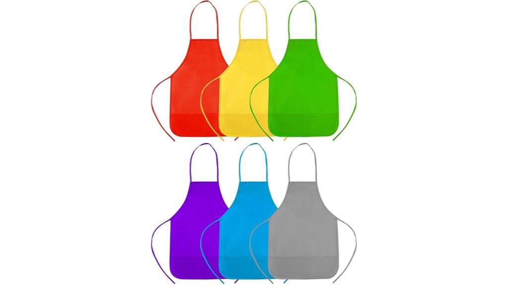 toddler art activity apron
