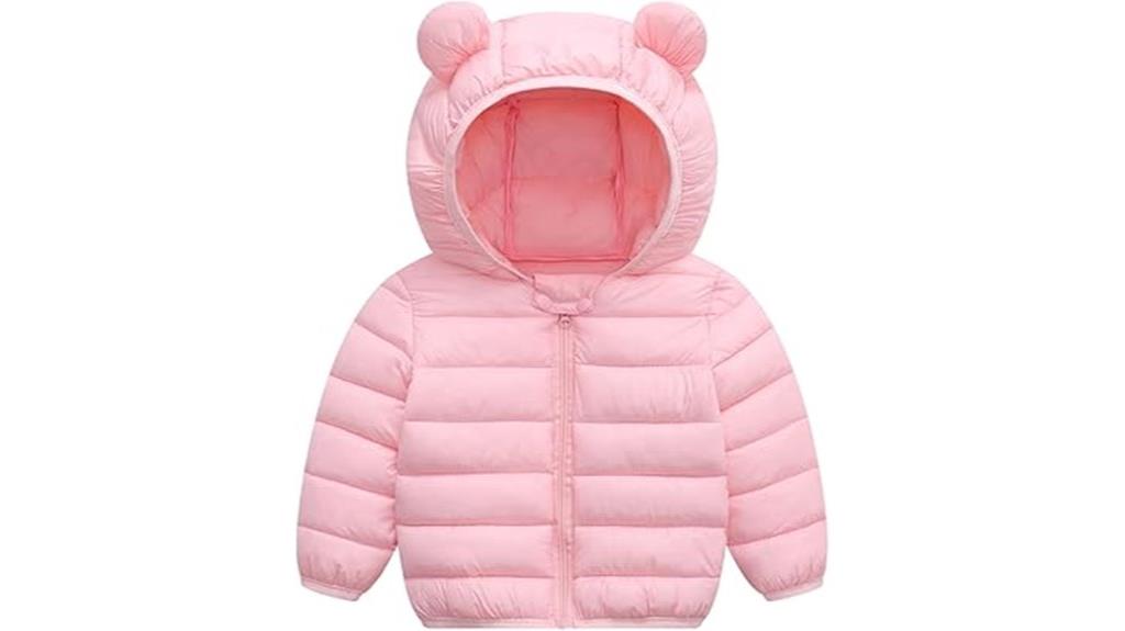 toddler bear hooded jacket
