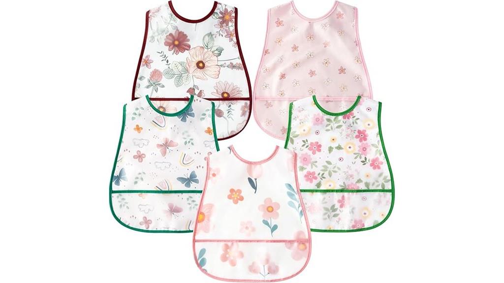 toddler bibs with catcher