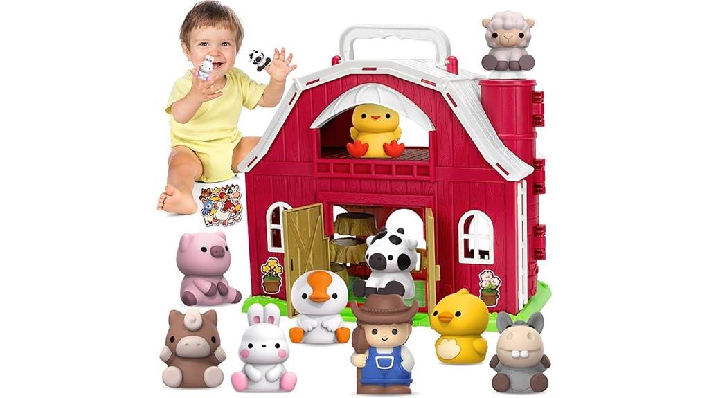 toddler farm animal playset