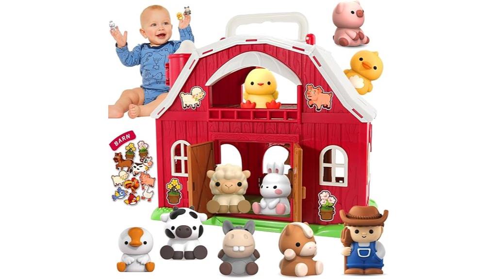toddler farm playset toy