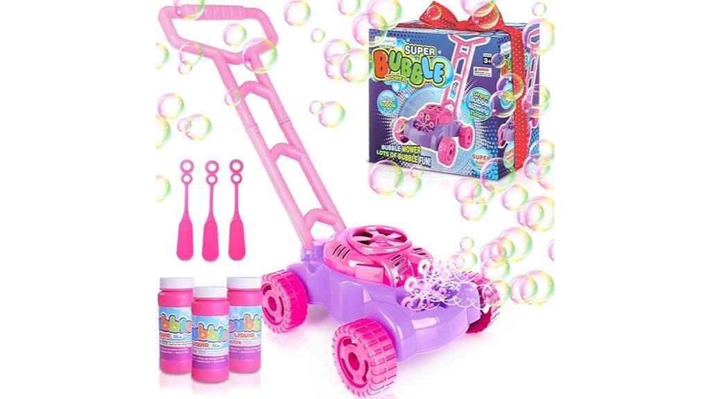 toddler friendly bubble mower