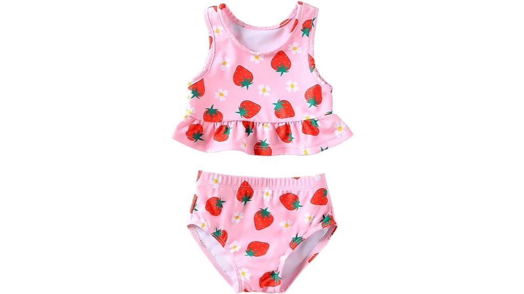 toddler girl two piece swimsuit