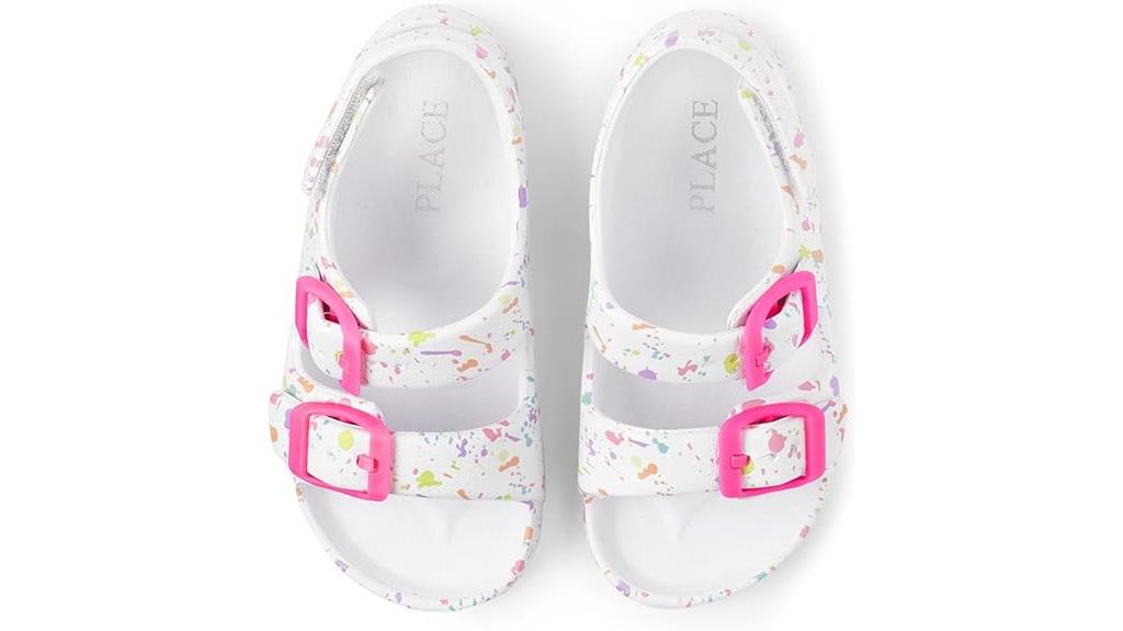 toddler girls slide sandals