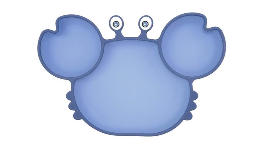 toddler self feeding plate