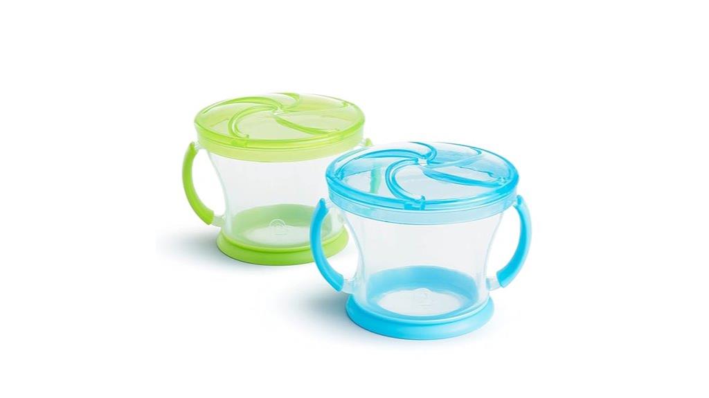 toddler snack cups set