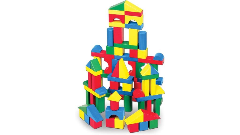 toddler wooden building blocks