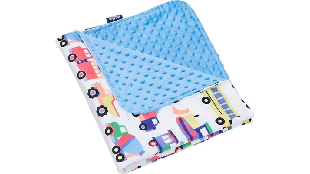 transportation themed toddler blanket