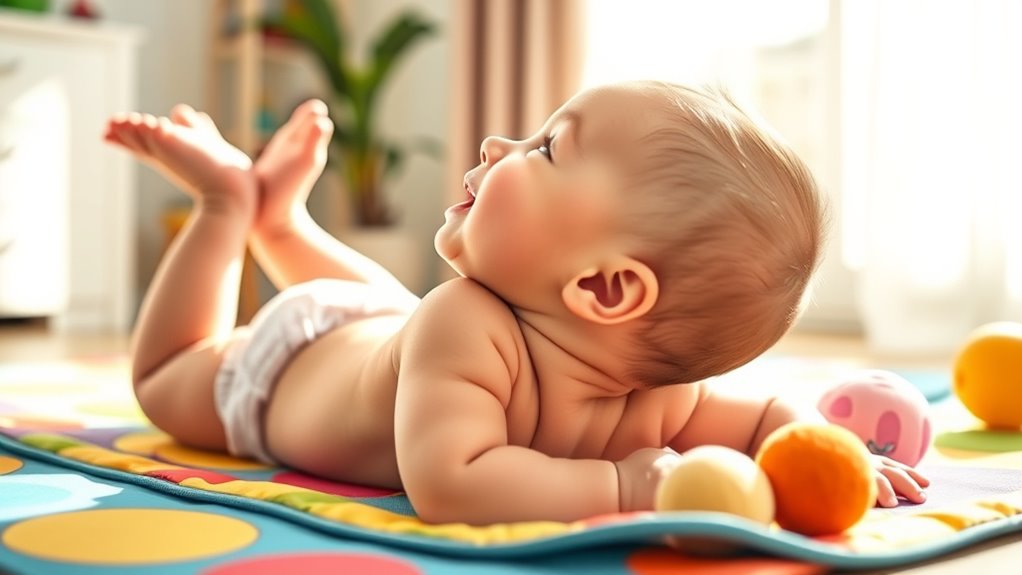 tummy time enhances muscle growth