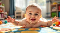 tummy time promotes development