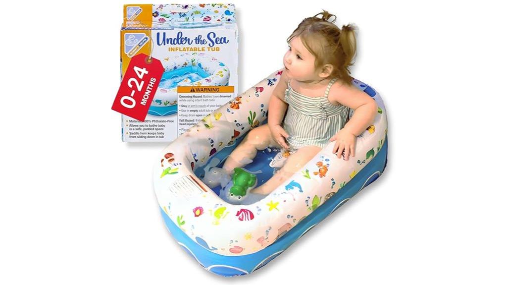 underwater themed baby bathtub
