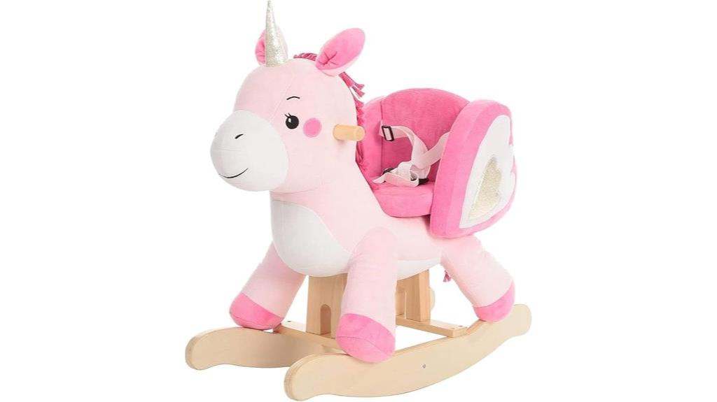 unicorn rocking horse toy
