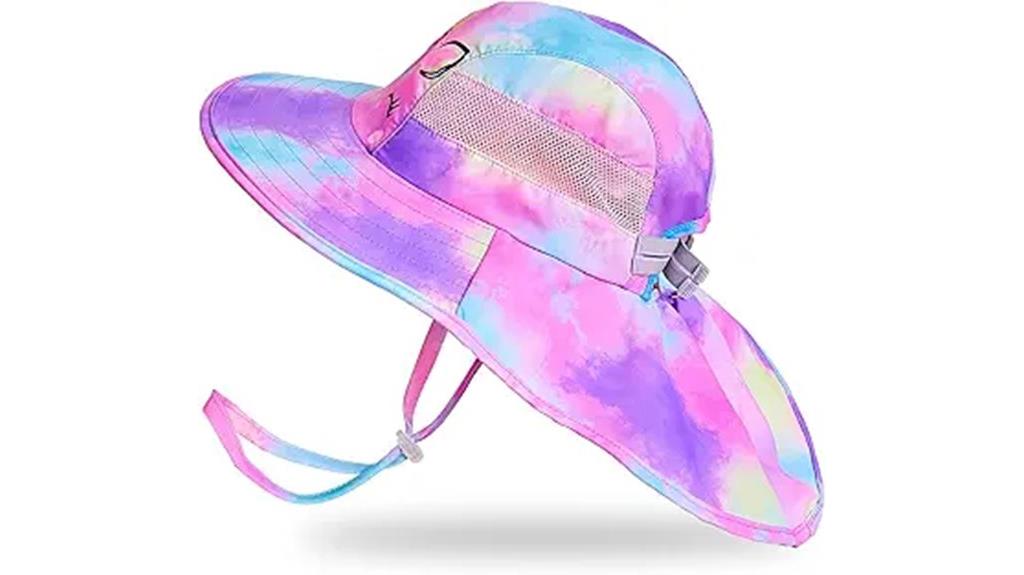 unicorn uv protection hat