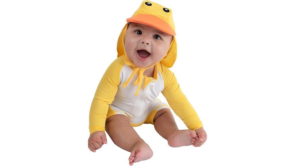 unisex baby swimsuit design