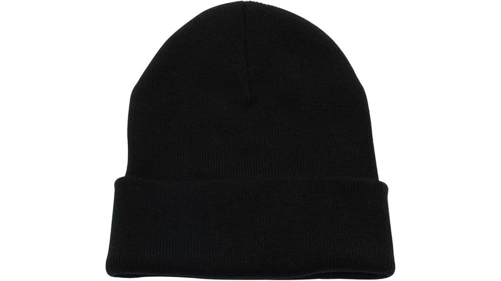 unisex cuffed knit hat