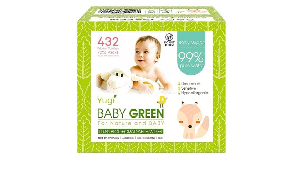 unscented biodegradable baby wipes