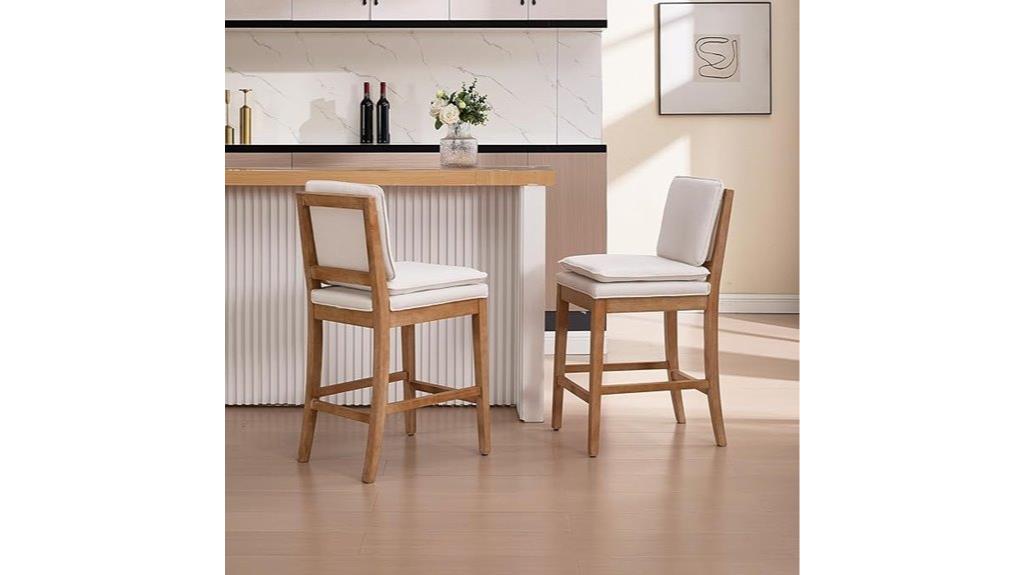 upholstered counter height stools