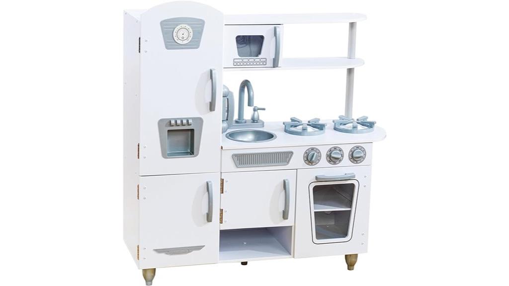 vintage wooden play kitchen