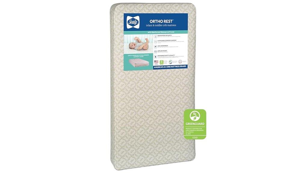 waterproof crib mattress design