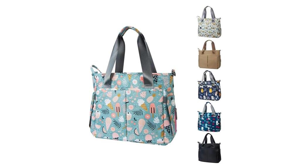 waterproof diaper bag tote