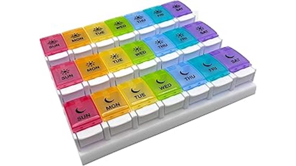 weekly medicine organizer case
