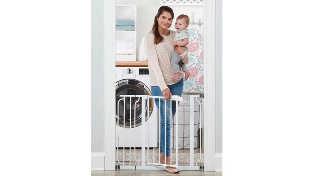 wide baby gate design