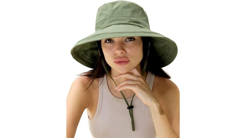 wide brim sun hat