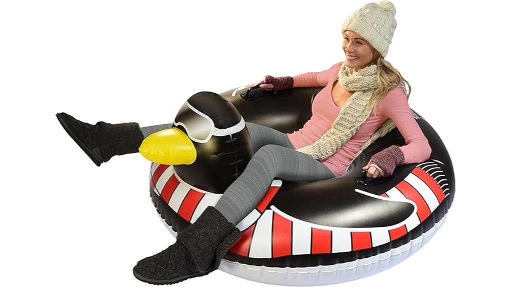 winter inflatable snow tube