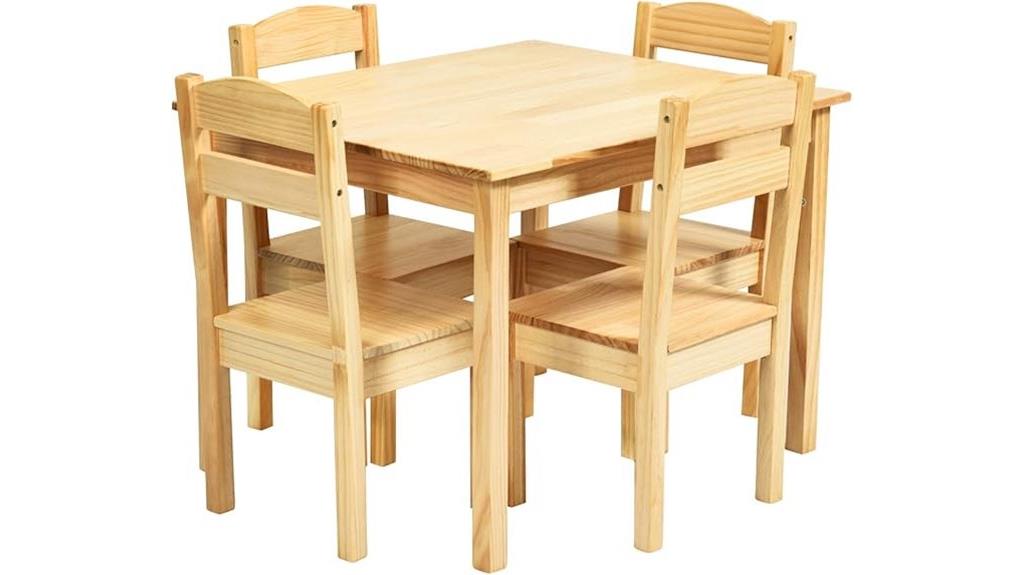 wooden activity set furniture