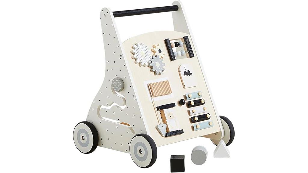 wooden baby walker toy