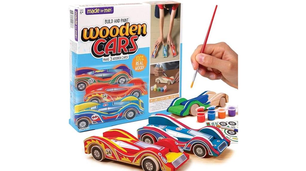 wooden car craft kit