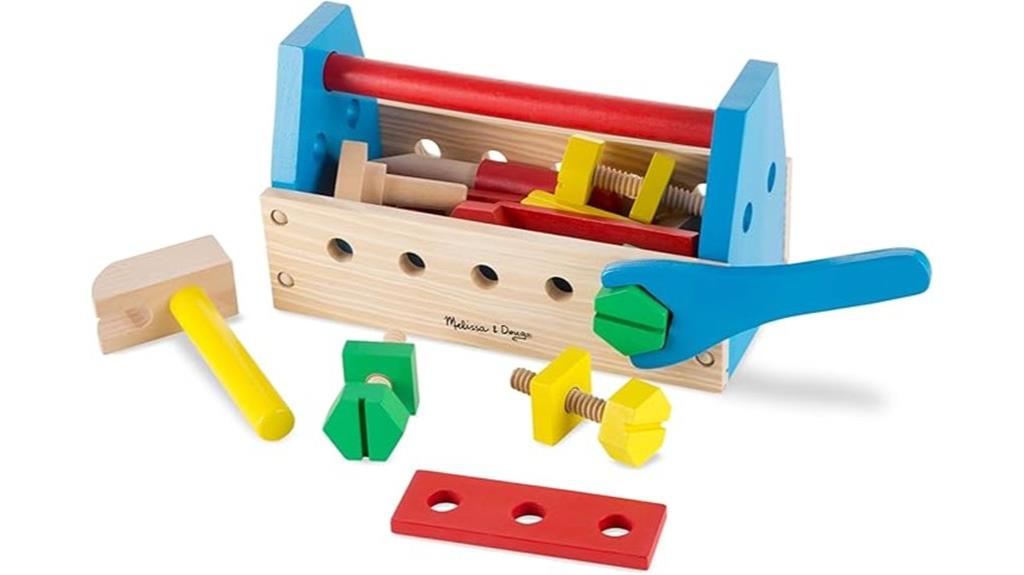 wooden construction tool kit