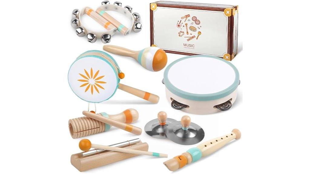 wooden instruments for toddlers