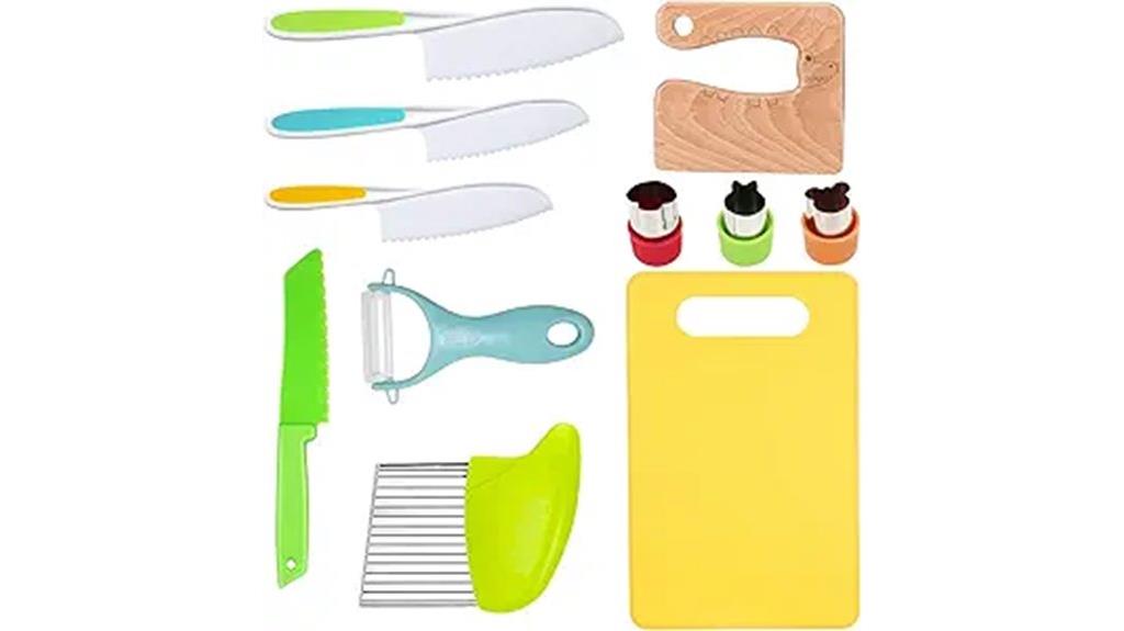 wooden kids kitchen knives