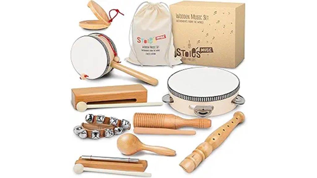 wooden musical instruments for children