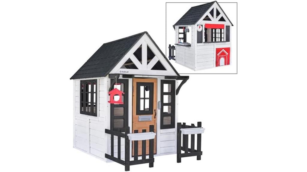 wooden playhouse for kids