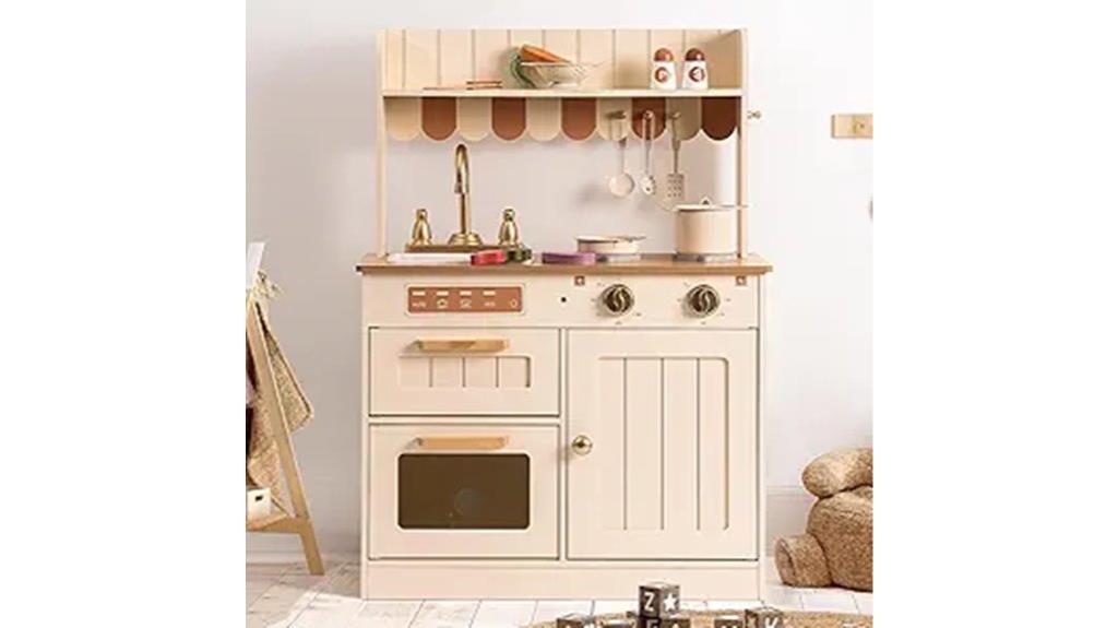 wooden pretend play kitchen