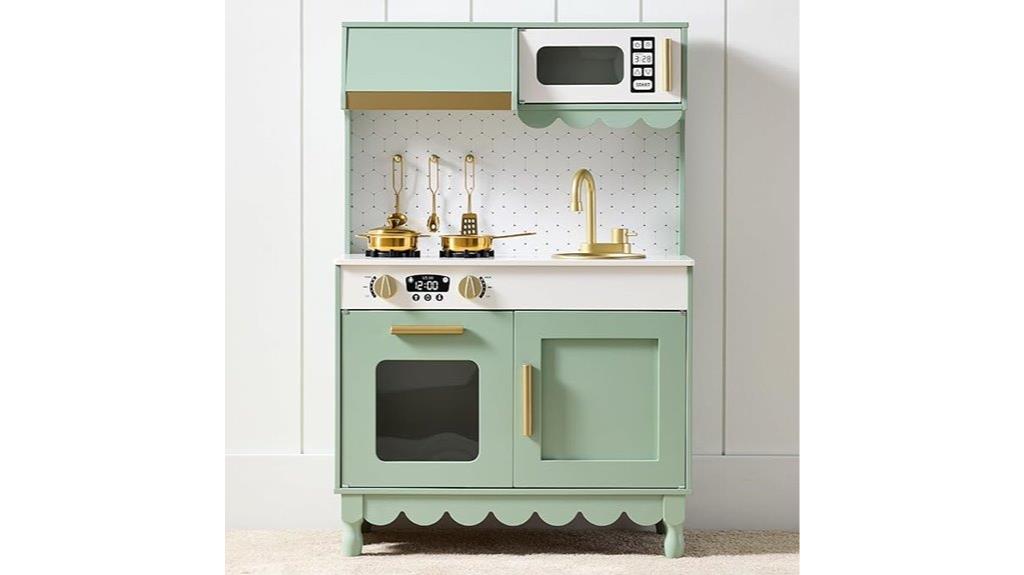 wooden pretend play kitchen
