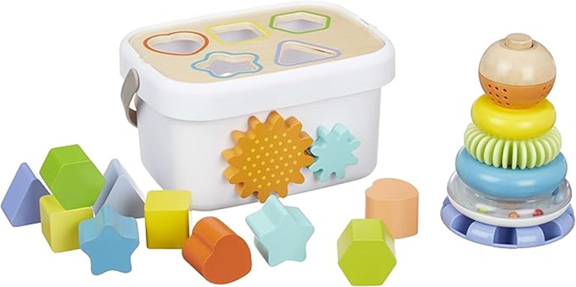 wooden shape sorter toy
