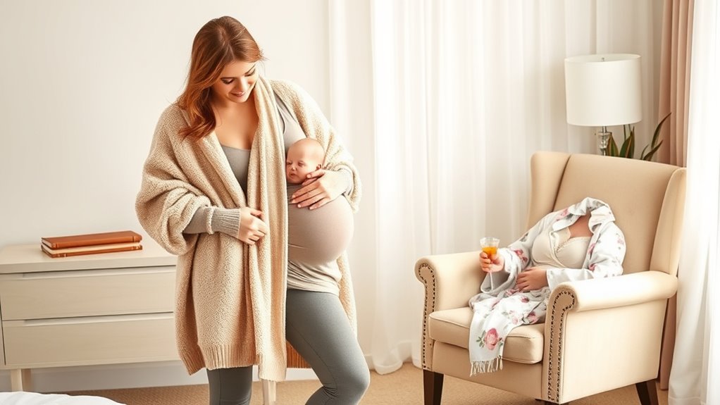 comfortable nursing friendly postpartum fashion