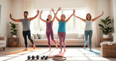 family friendly home workouts