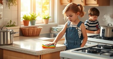 learning responsibility through chores