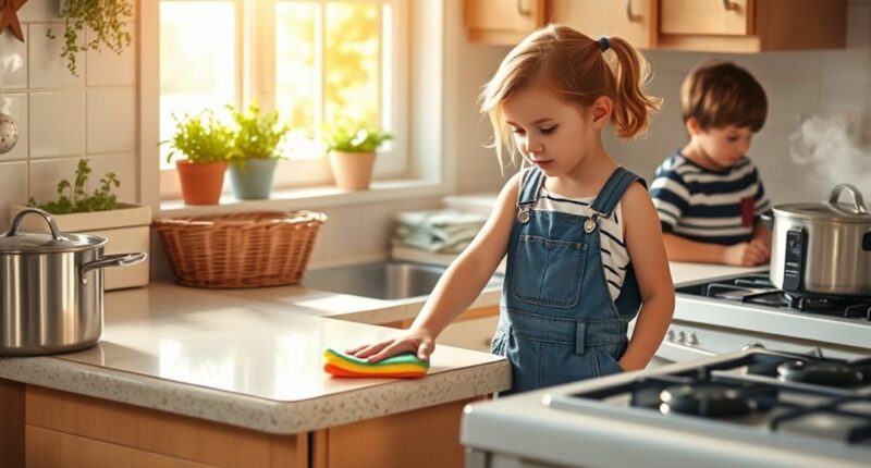 learning responsibility through chores