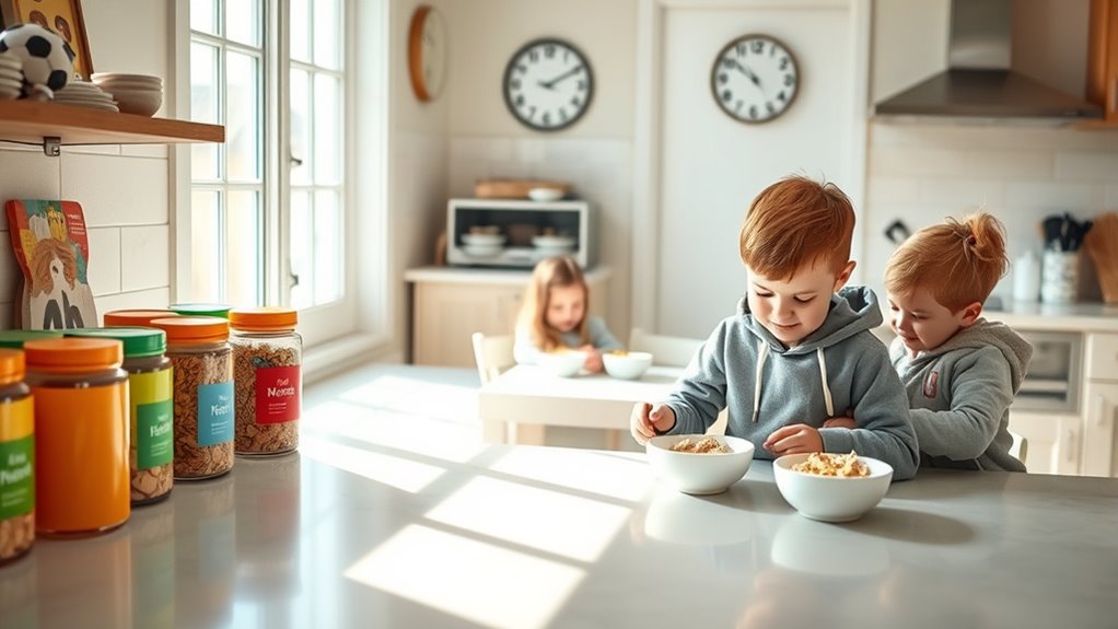 organized calm morning routines